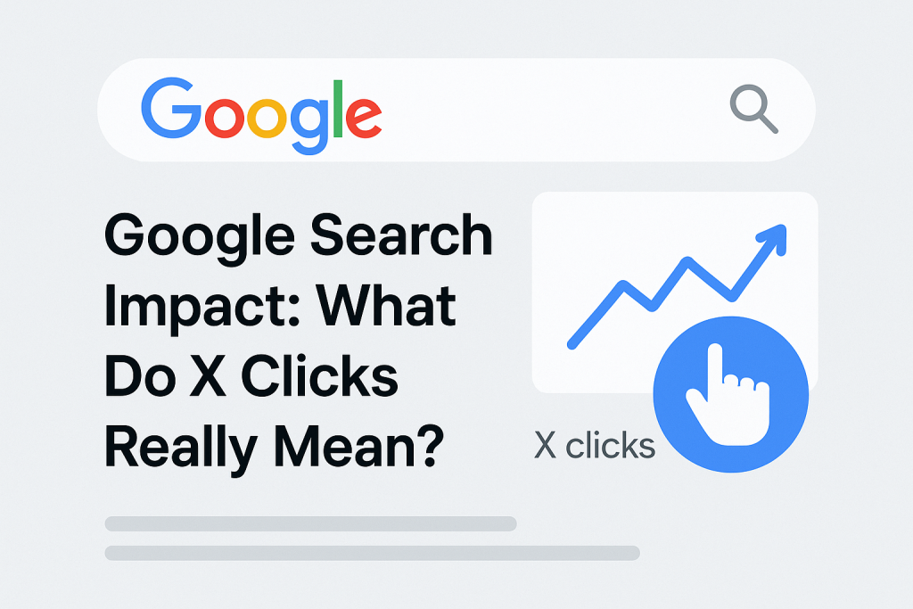 Google Search Impact What Do X Clicks Really Mean