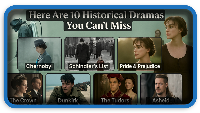 Here Are 10 Historical Dramas You Can’t Miss