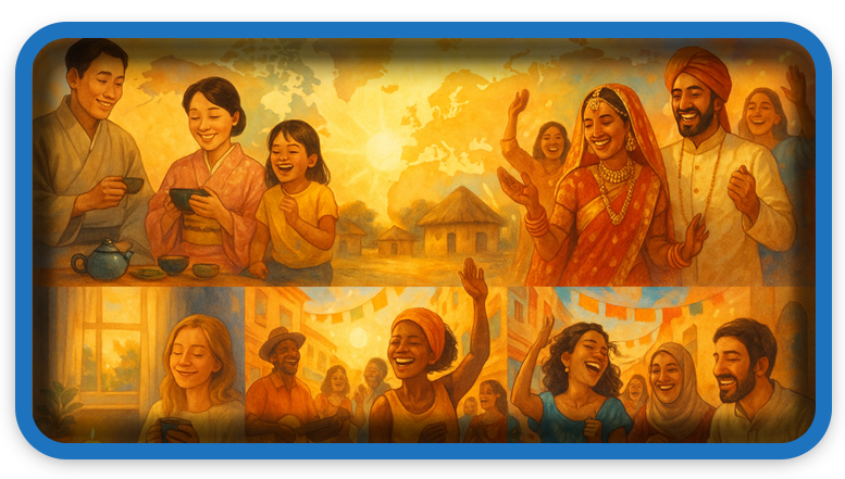 How Different Cultures Define and Pursue Happiness