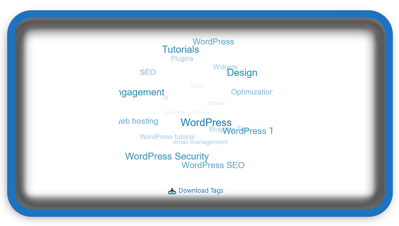 How To Add a 3D Tag Sphere to Your WordPress Blog