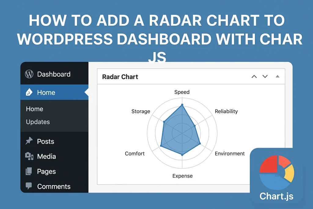 How To Add a Radar Chart to WordPress
