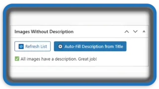 How To Fix Missing Image Descriptions in WordPress Automatically