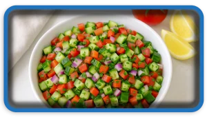 How To Prepare Israeli Salad Fresh Simple and Full of Flavor
