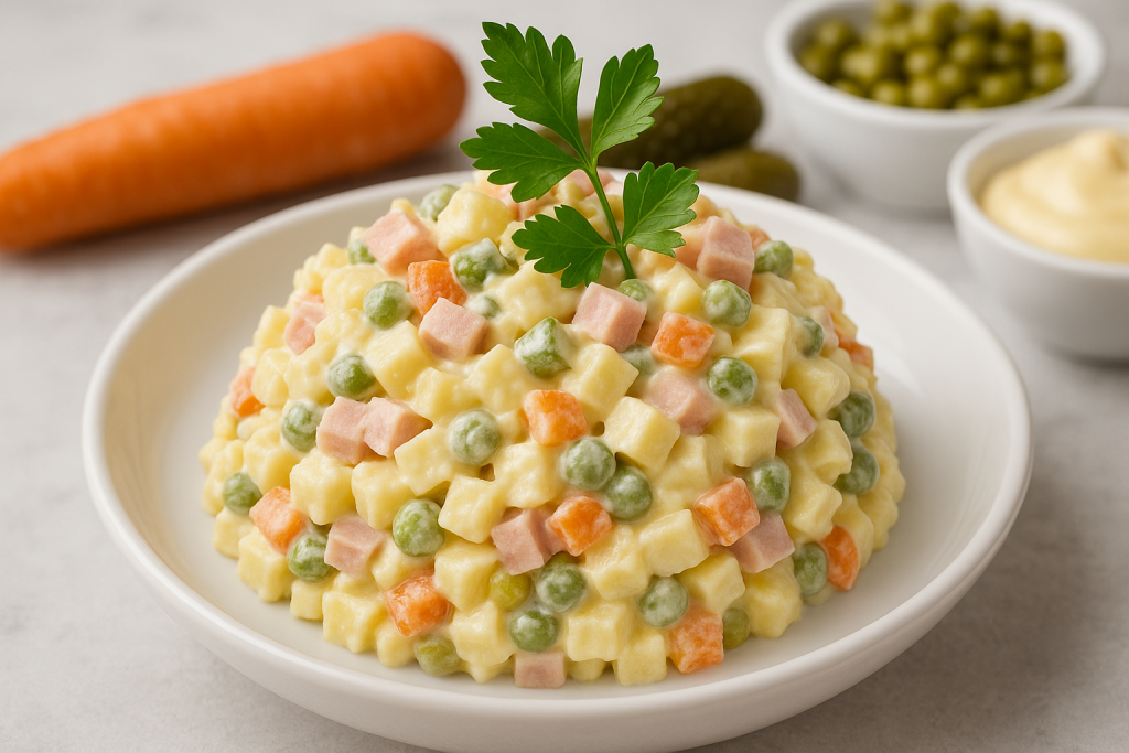 How To Prepare Russian Salad Olivier Salad