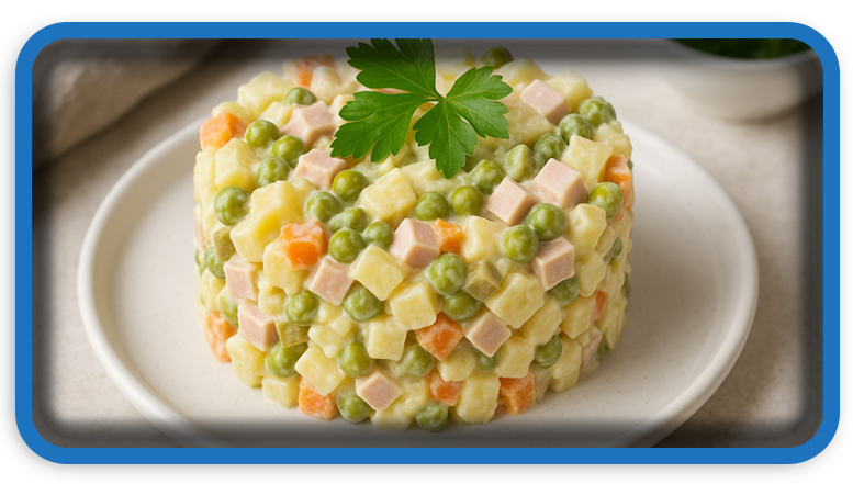 How To Prepare Russian Salad Olivier Salad