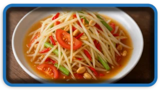 How To Prepare Thai Green Papaya Salad (Som Tum)