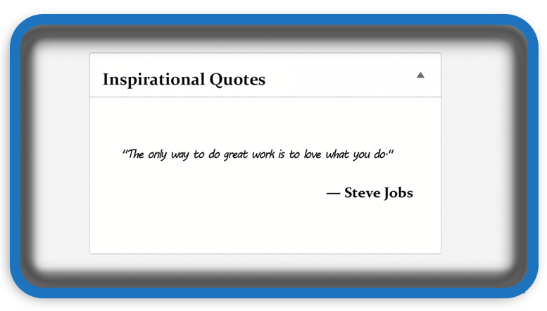 How to Create an Inspirational Quotes Widget for Your Dashboard