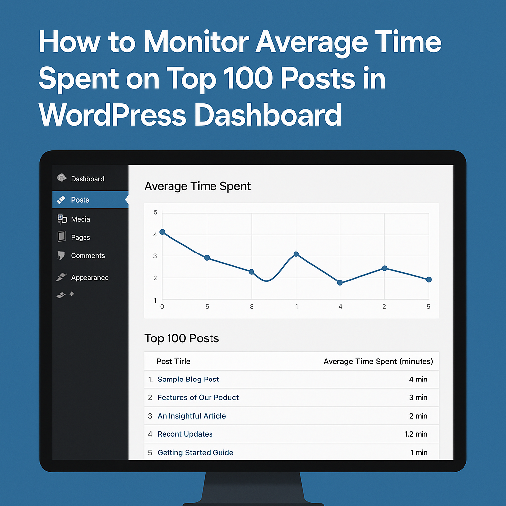 How to Monitor Average Time Spent on 100 Posts in Dashboard
