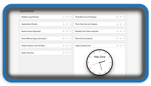 Live Apple Analog Clock to Your WordPress Dashboard