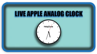 Live Apple Analog Clock to Your WordPress Widget (Brussels Time)
