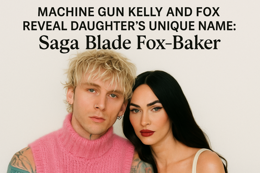 Machine Gun Kelly and Megan Fox Reveal Daughter’s Name