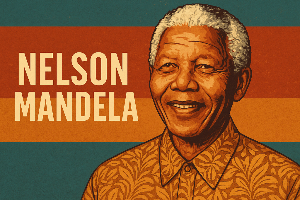 Nelson Mandela, born in South Africa, became a global symbol of justice and resilience.