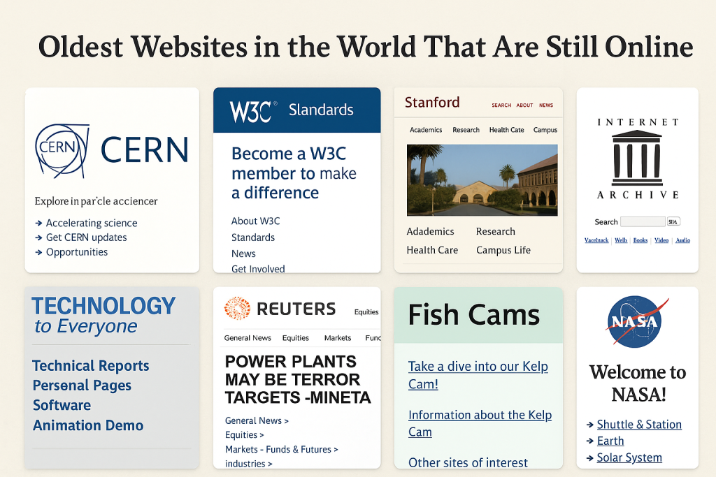 Oldest Websites in the World That Are Still Online