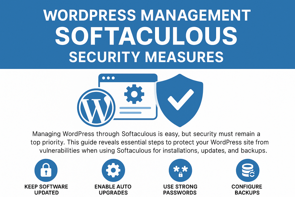 WordPress Management Softaculous Security Measures