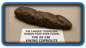 The Largest Fossilized Human Poop Ever Found: The 20 cm Viking Coprolite