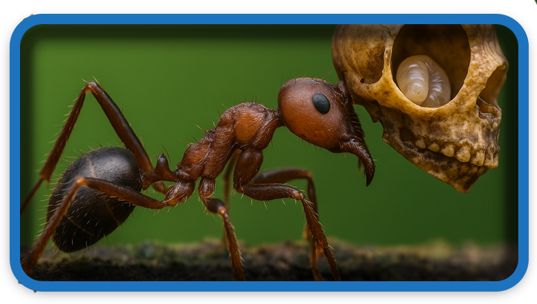 The Phorid Fly That Decapitates Ants