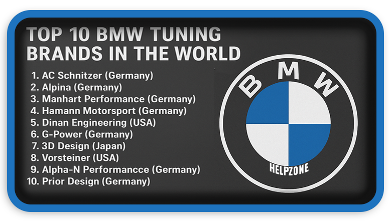 Top 10 BMW Tuning Brands in the World