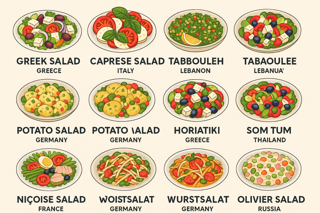Top 10 Most Loved Salads from Around the World