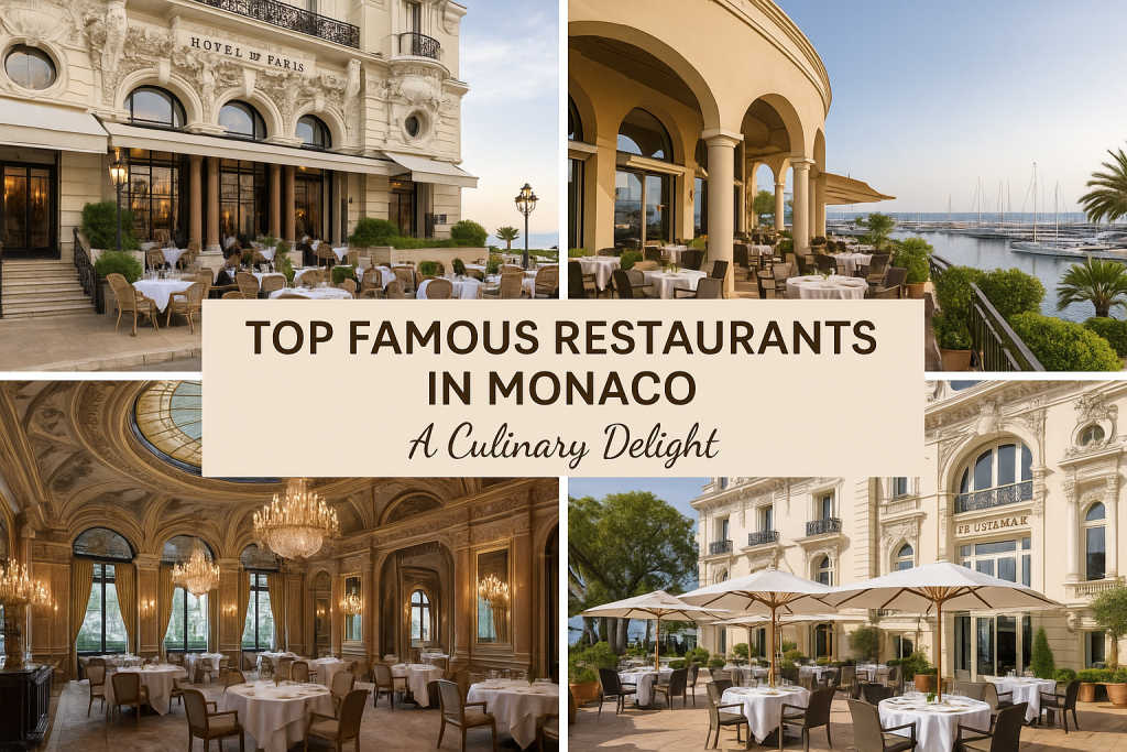 Top Famous Restaurants in Monaco A Culinary Delight