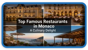 Top Famous Restaurants in Monaco A Culinary Delight