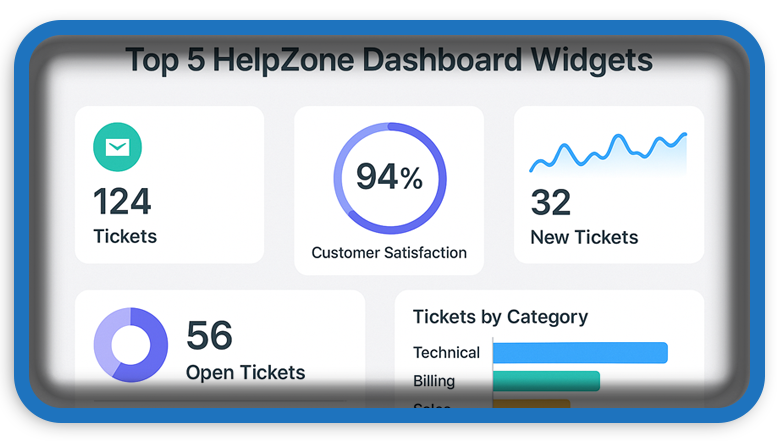 Top 5 HelpZone Dashboard Widgets Creation