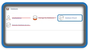 What is the cPanel Database Wizard Create Databases Easily