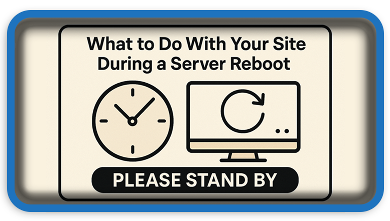 What to Do With Your Site During a Server Reboot