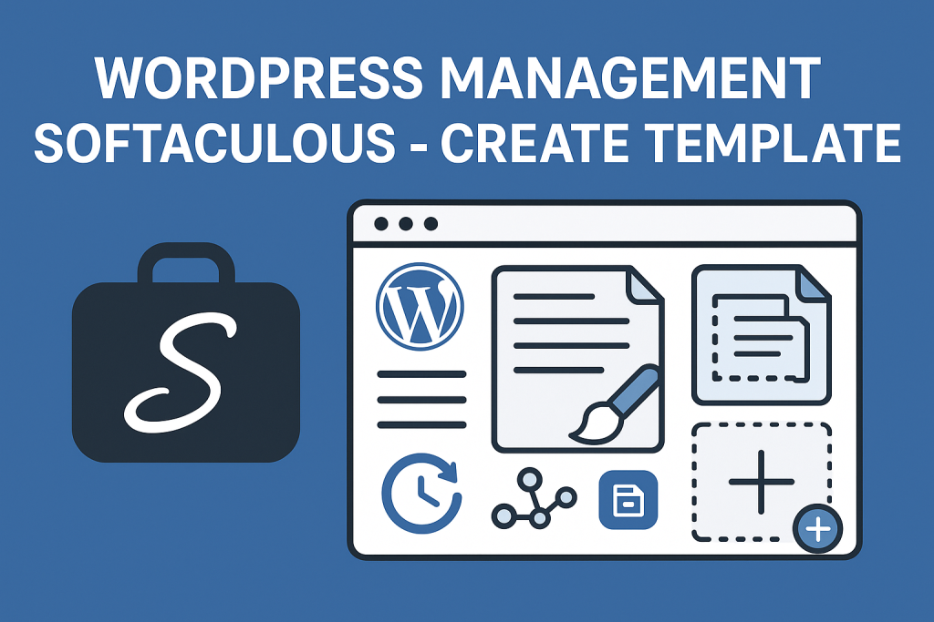 Create a WordPress Template in Softaculous