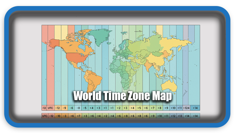 World Time Zone Map