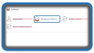 cPanel Manage My Databases and How to Use It