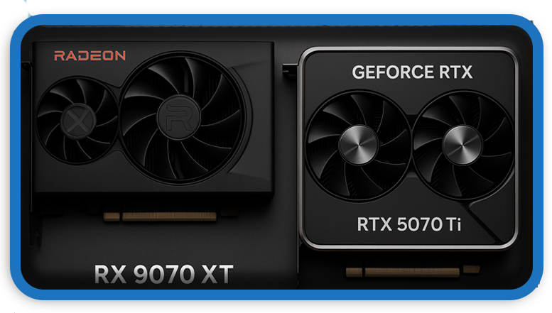 AMD RX 9070 XT Beats RTX 5070 Ti
