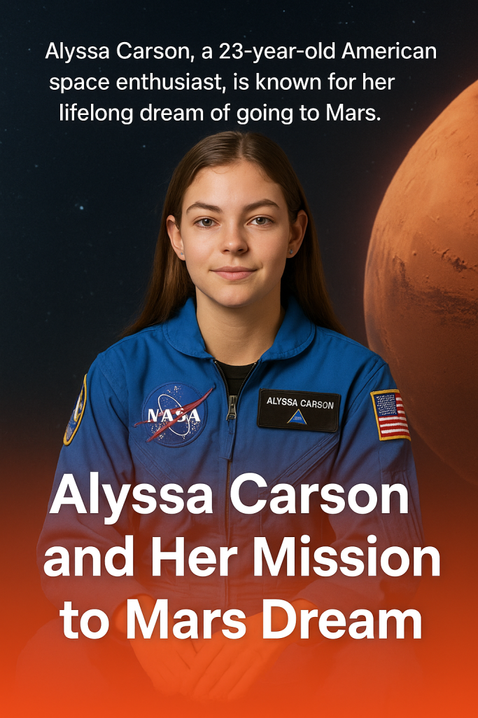 Alyssa Carson and Her Mission to Mars 