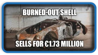 Ferrari 500 Mondial Spider 1954 Burned Out Sells for €1.73 Million