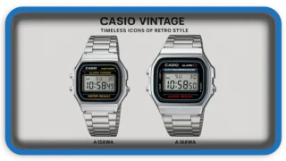Casio Vintage A158WA and A168WA Timeless Icons of Retro Style