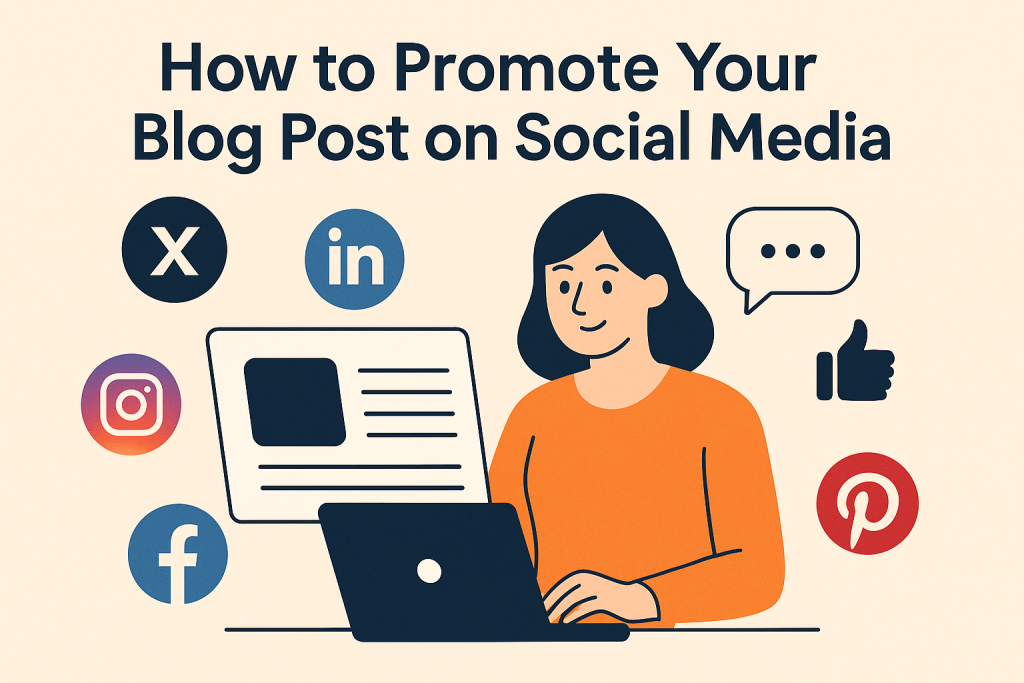How to Promote Your Blog Post on Social Media Guide 2025