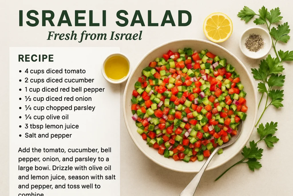 How to Make Israeli Salad