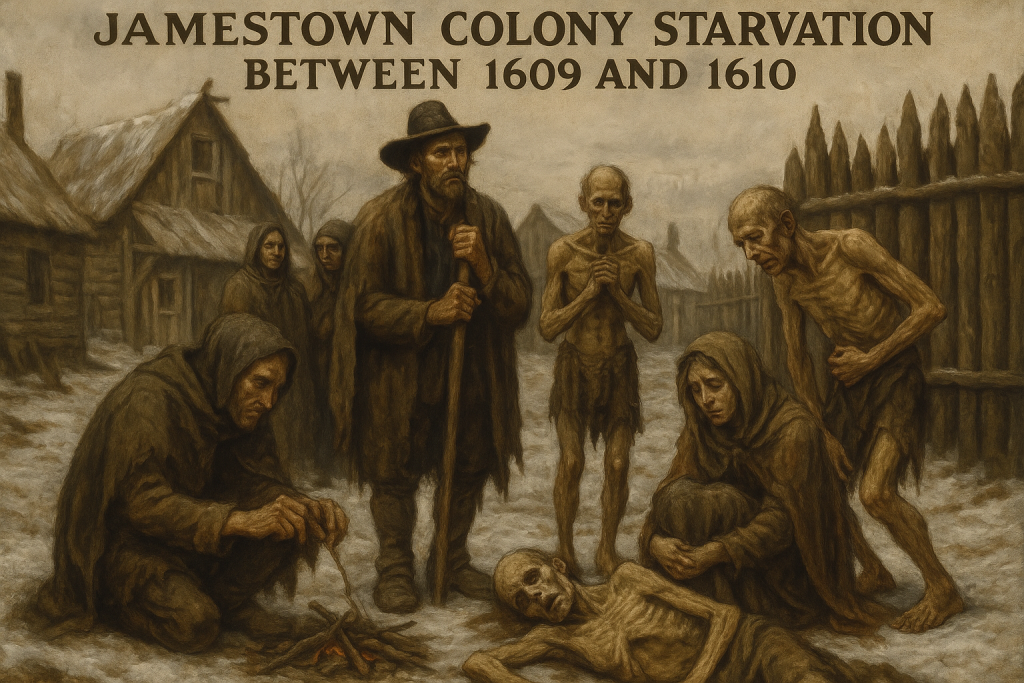 Jamestown Colony Starvation Between 1609 and 1610