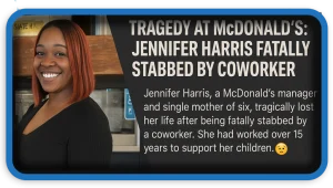 Jennifer Harris Fatally Stabbed by Coworker