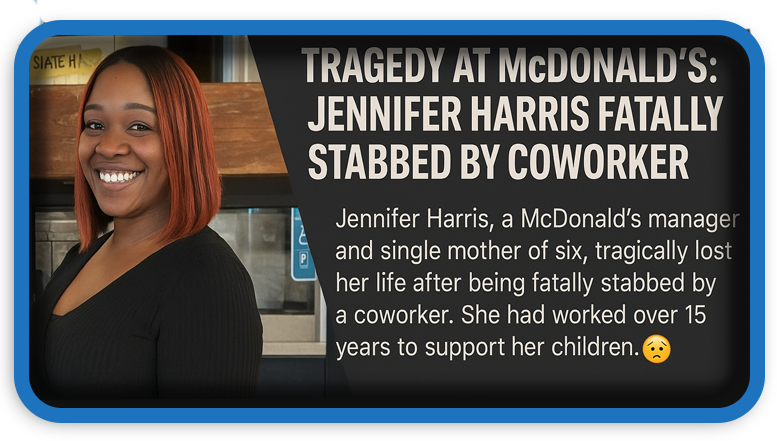 Jennifer Harris Fatally Stabbed by Coworker