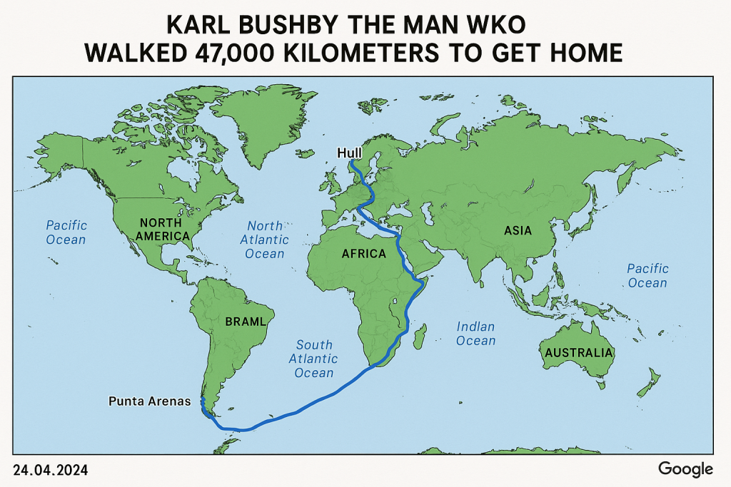 Karl Bushby The Man Who Walked 47000 Kilometers to Get Home