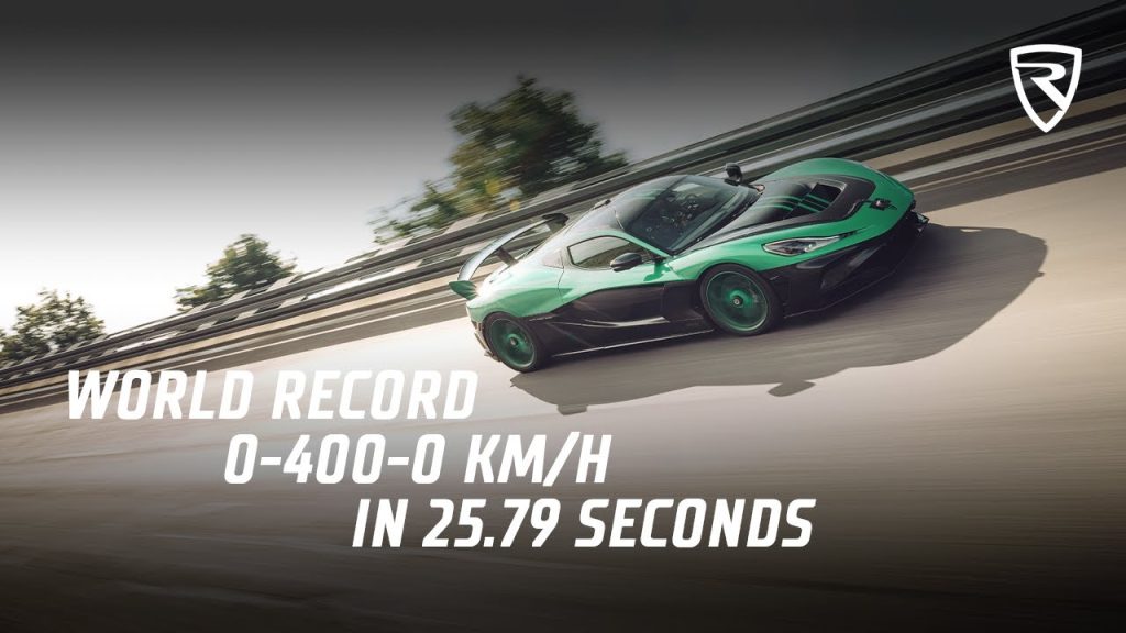 Rimac Nevera New 0–400–0 kmh Record