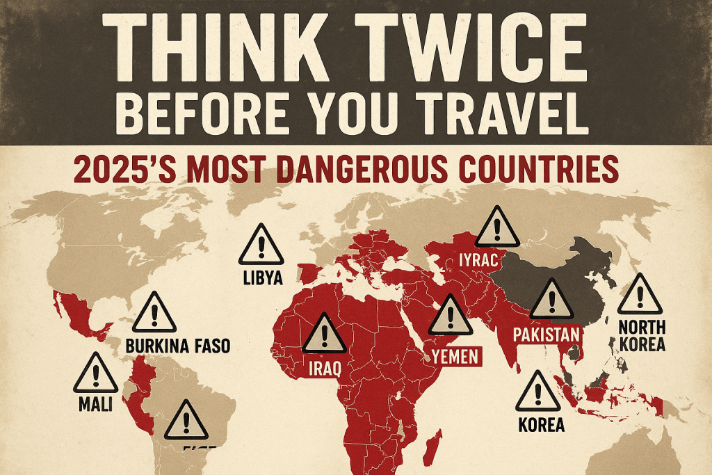 Think Twice Before You Travel 2025’s Most Dangerous Countries