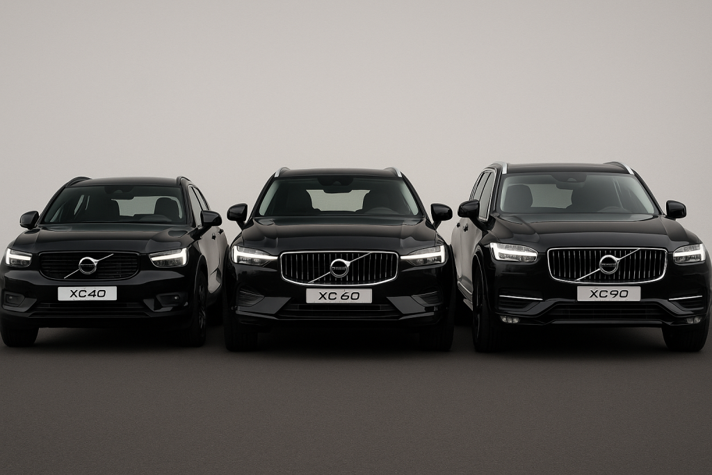 Volvo XC Models Specifications for XC40 XC60 and XC90 (2025)