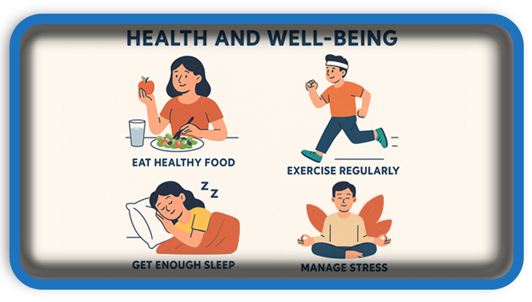 What strategies do you use to maintain your health and well-being?