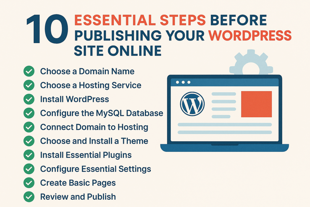 10 Essential Steps Before Publishing Your WordPress Site Online