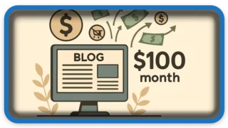 Earn $100 Month From Your Blog Without Selling a Thing