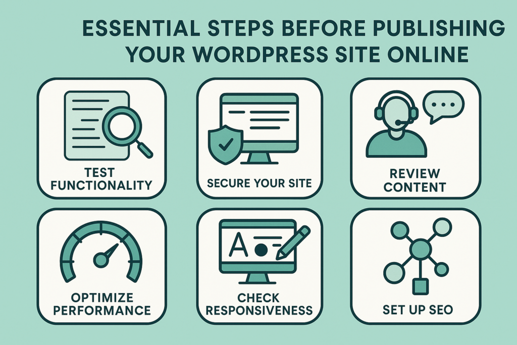 Essential Steps Before Publishing Your WordPress Site Online