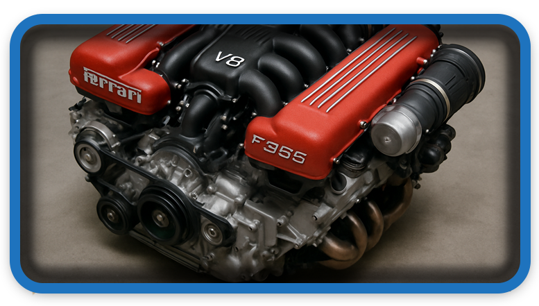 How To Build Ferrari F355 V8 Motorcycle