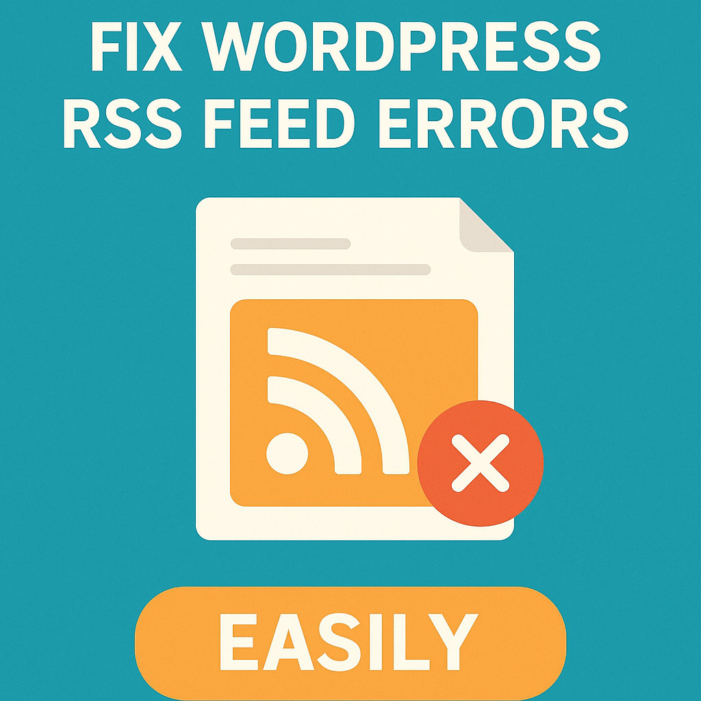 How To Fix WordPress RSS Feed Errors Easily