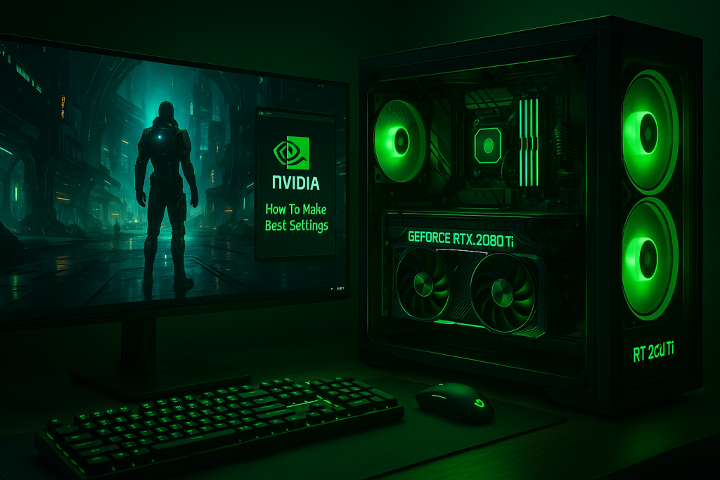 How To Make The Best Settings Nvidia Control Panel RTX 2080 Ti